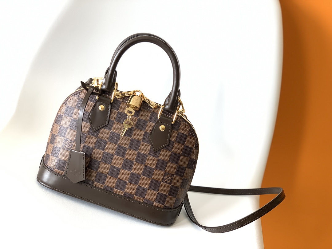 Alma Bb Handbags Damier Ebene N40606