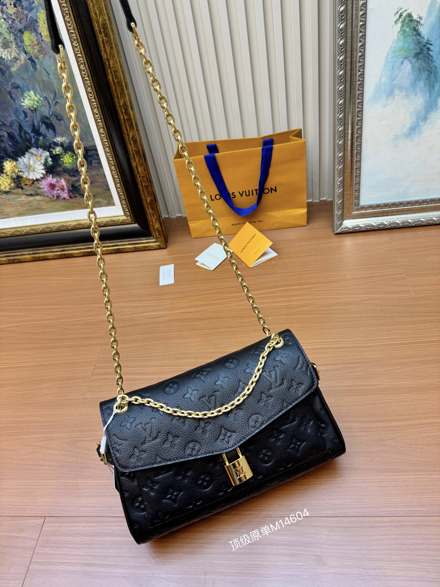 Anytime Flap Bag Monogram Empreinte Leather M14604