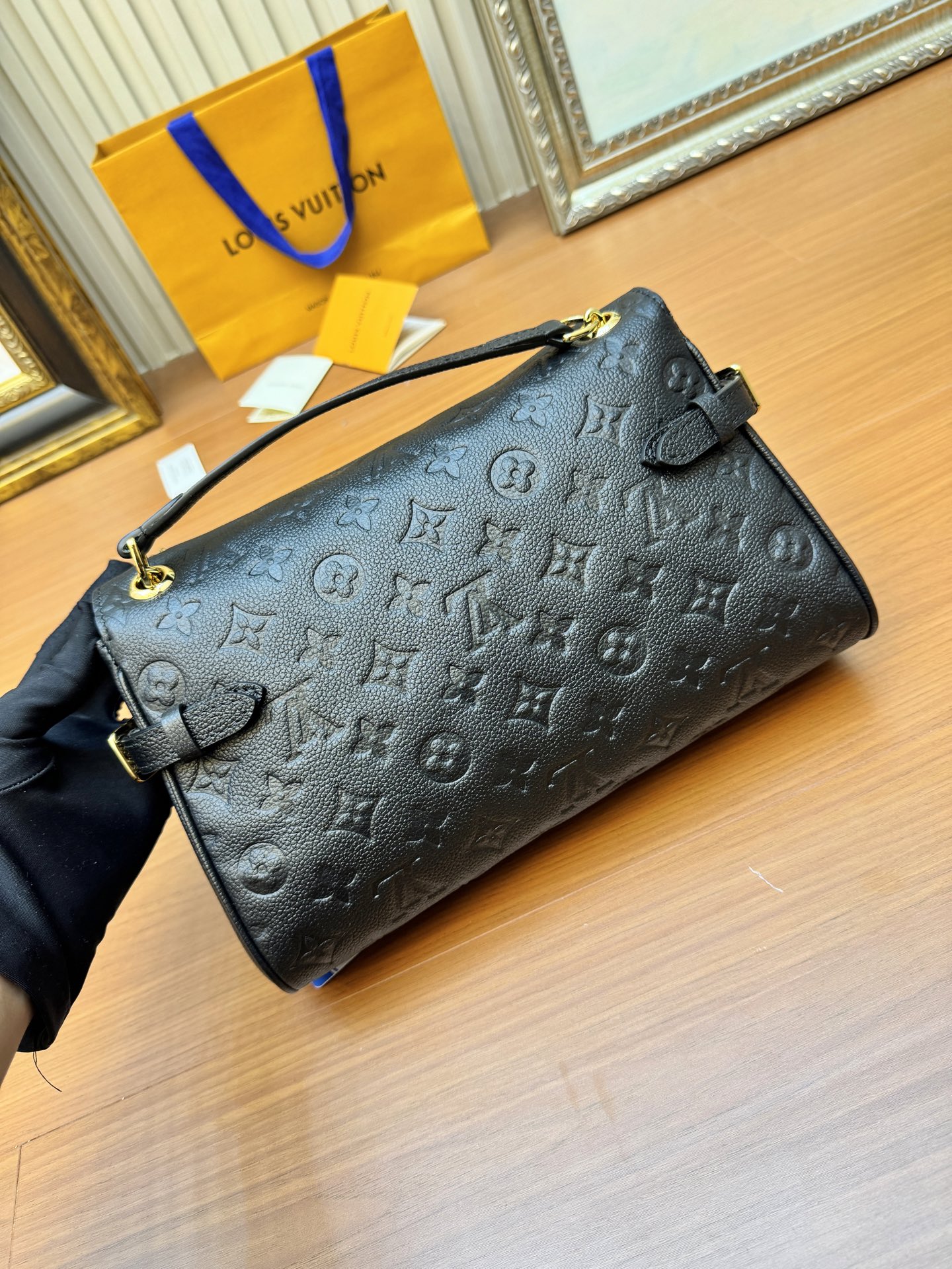 Anytime Flap Bag Monogram Empreinte Leather M14604