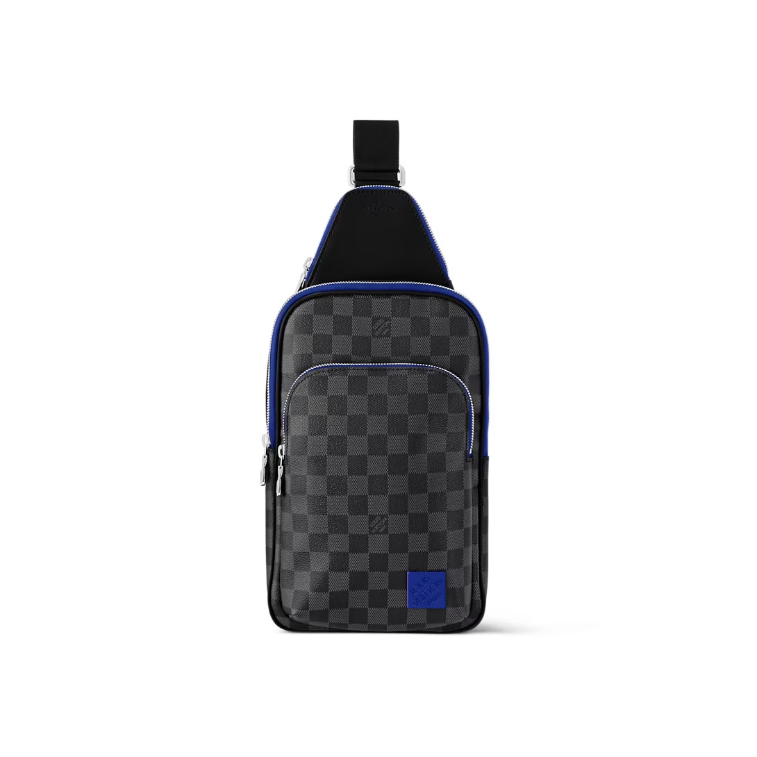 Avenue Slingbag Damier Graphite Indigo Blue N00086