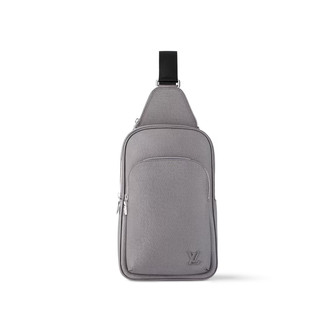 Avenue Slingbag Glacier Grey Taiga Cowhide Leather M30951