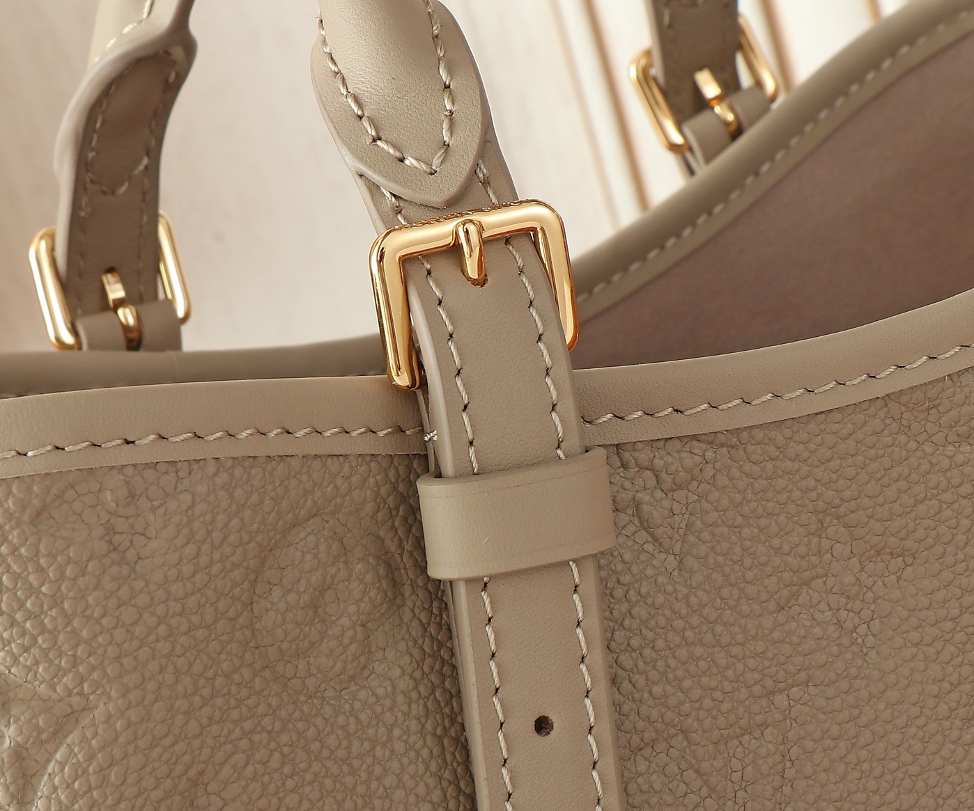 Babylone Tote Pm Monogram Empreinte Leather Turtledove M11463