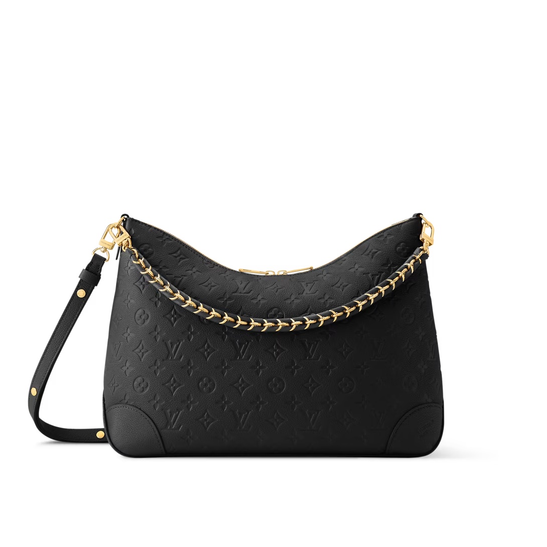 Boulogne Gm Crossbody Bag Monogram Empreinte Leather Black M13706