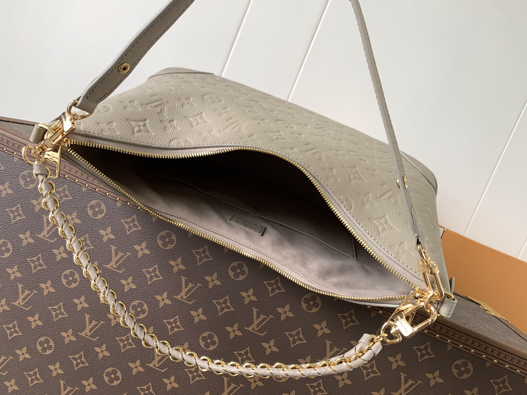 Boulogne Gm Crossbody Bag Monogram Empreinte Leather Tourterelle M25854