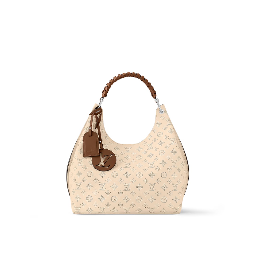 Carmel Mahina Bag Cream Mahina Perforated Calf Leather M53188