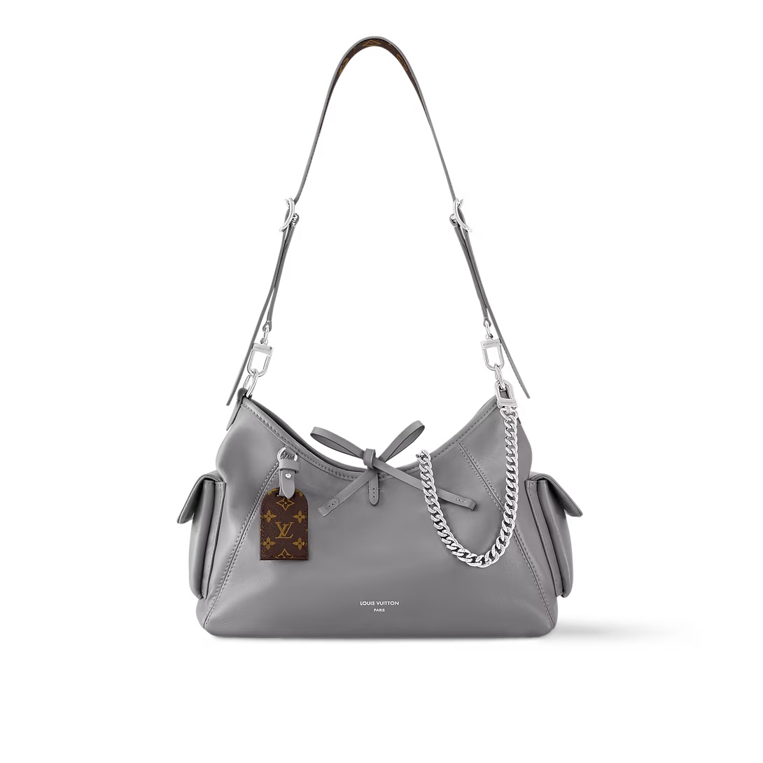 Carryall Cargo Vibe Pm Bag Gris Trianon Lambskin M12579