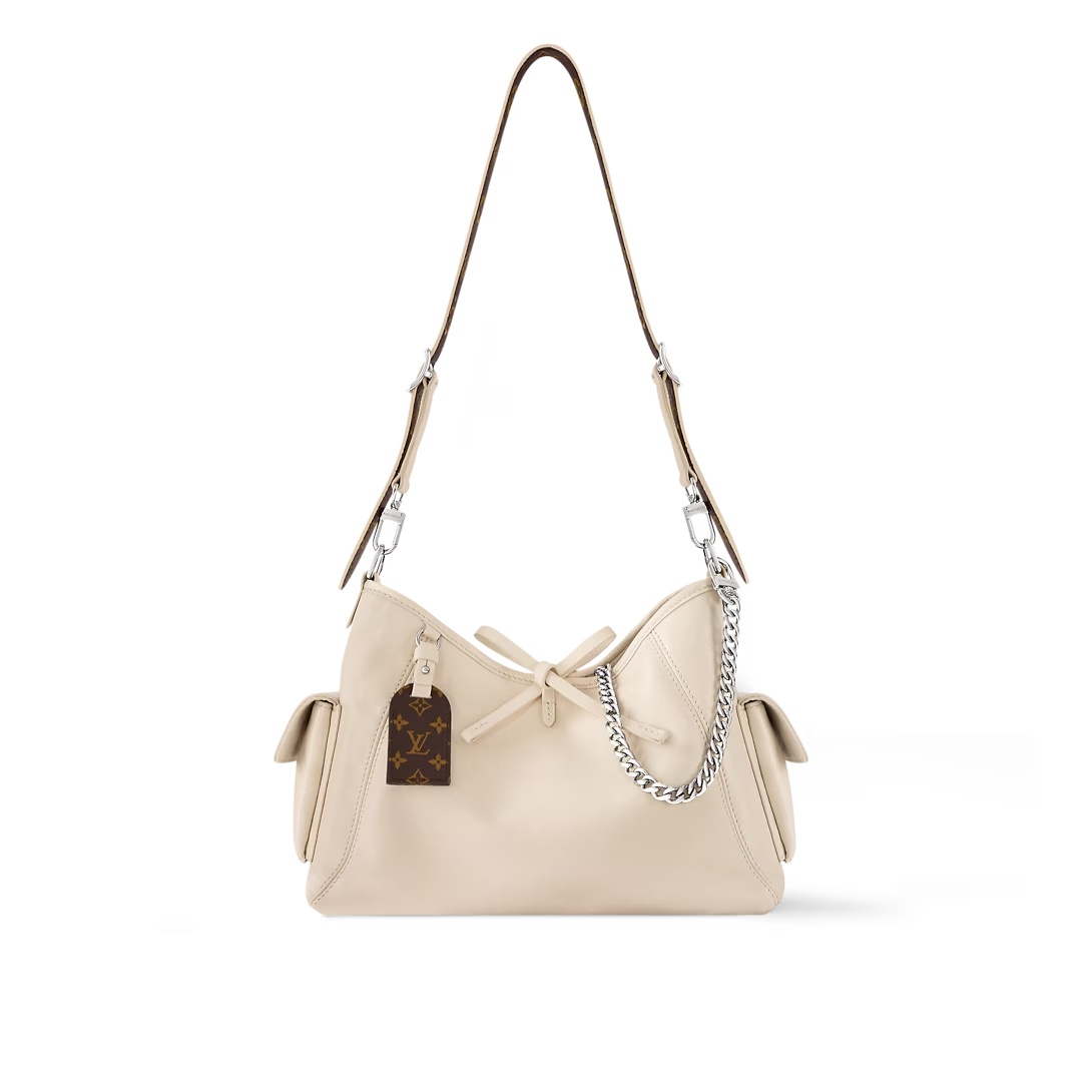 Carryall Cargo Vibe Pm Bag Vanille Lambskin M12919