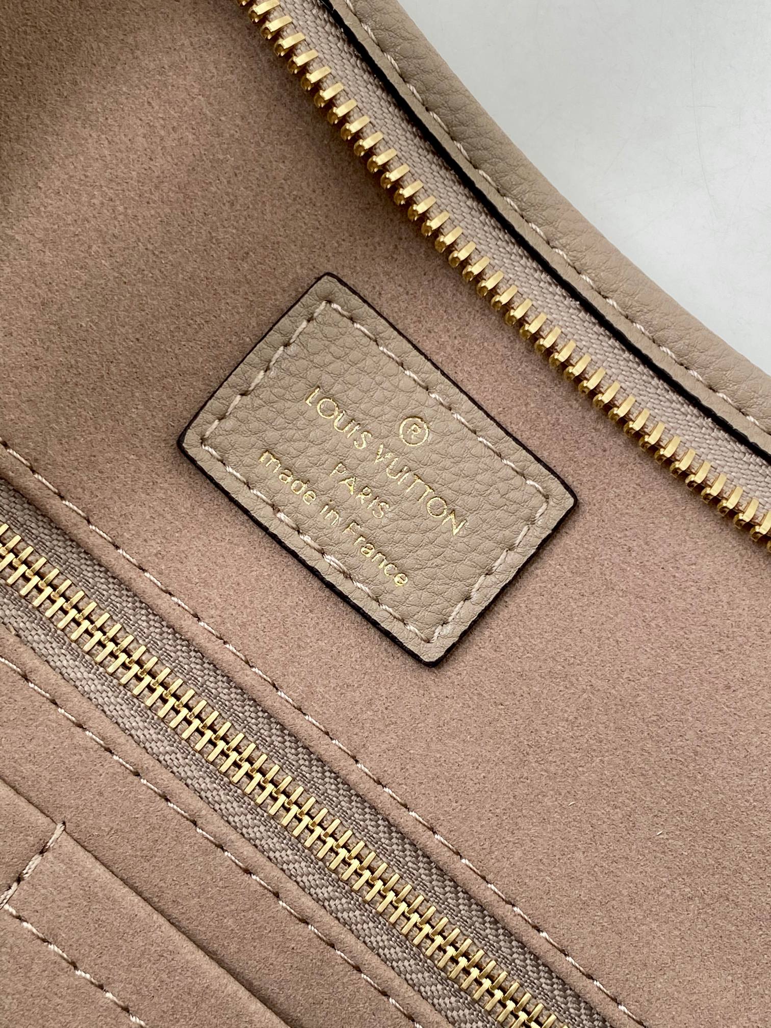 Carryall Mm Bag Turtledove Monogram Empreinte Leather M46292
