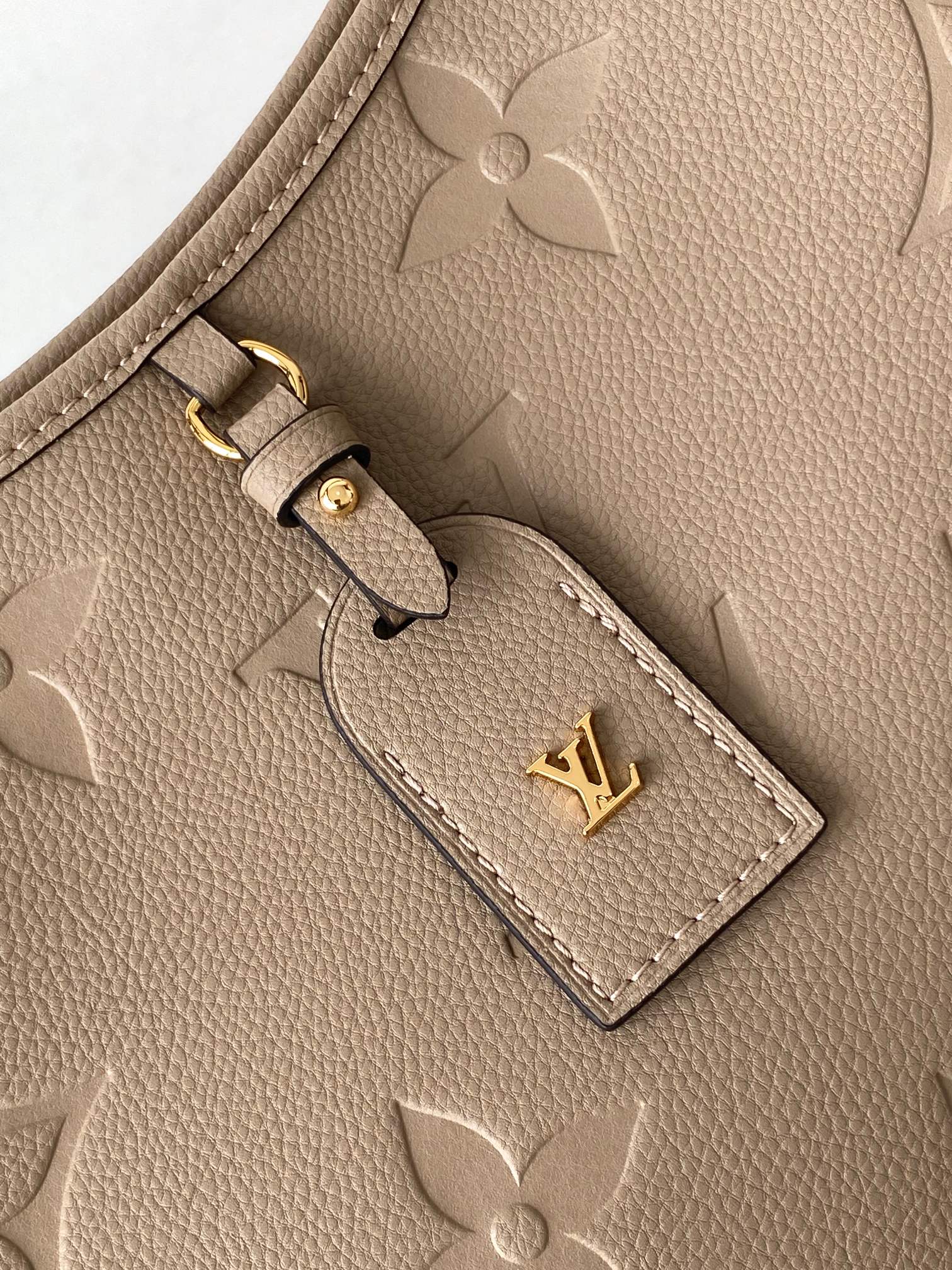 Carryall Mm Bag Turtledove Monogram Empreinte Leather M46292