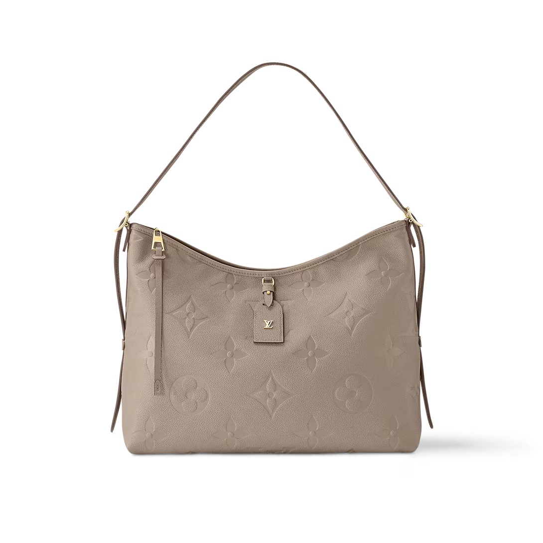 Carryall Mm Bag Turtledove Monogram Empreinte Leather M46292