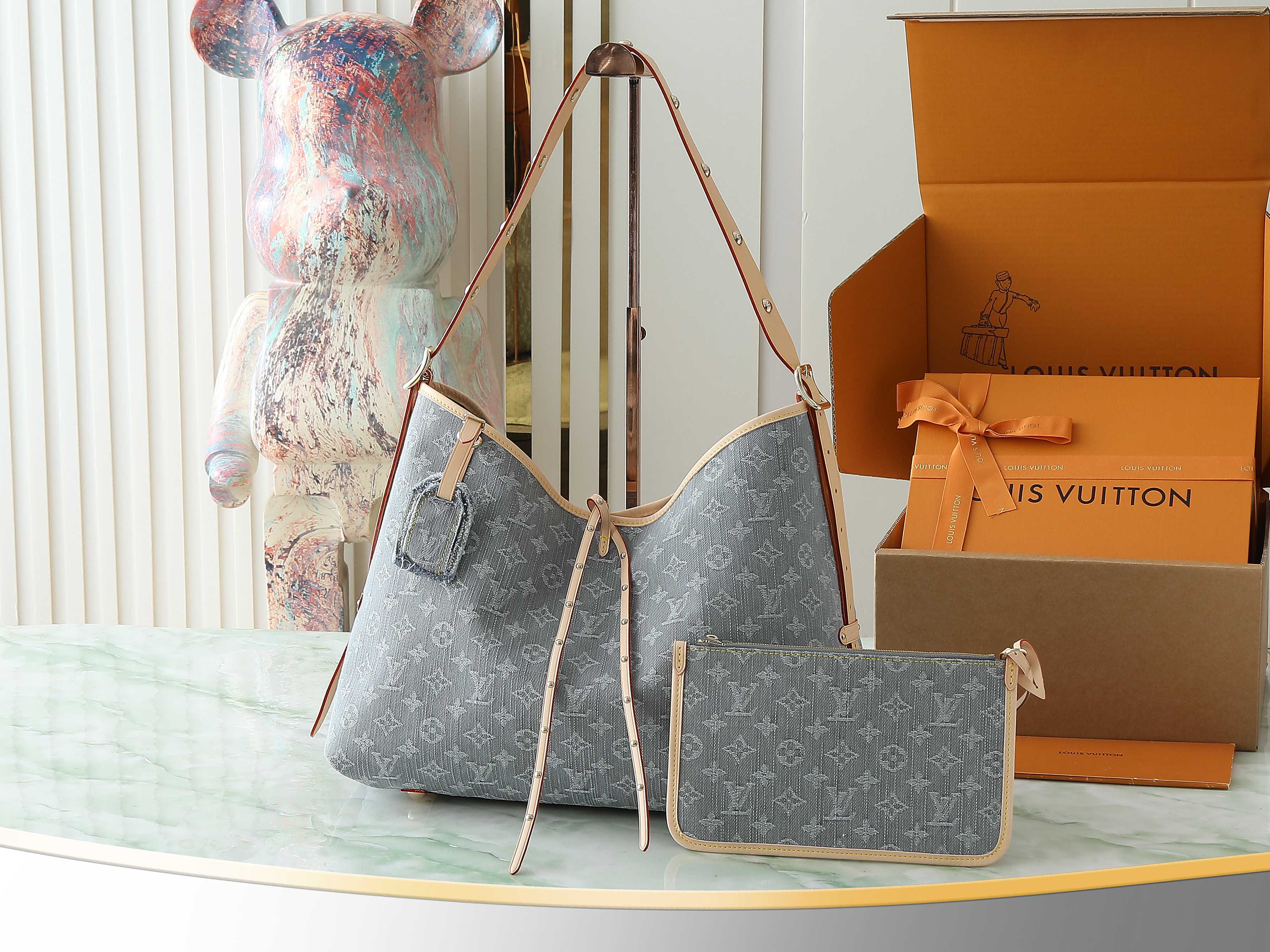 Carryall Mm Bag Washed Gray M13289