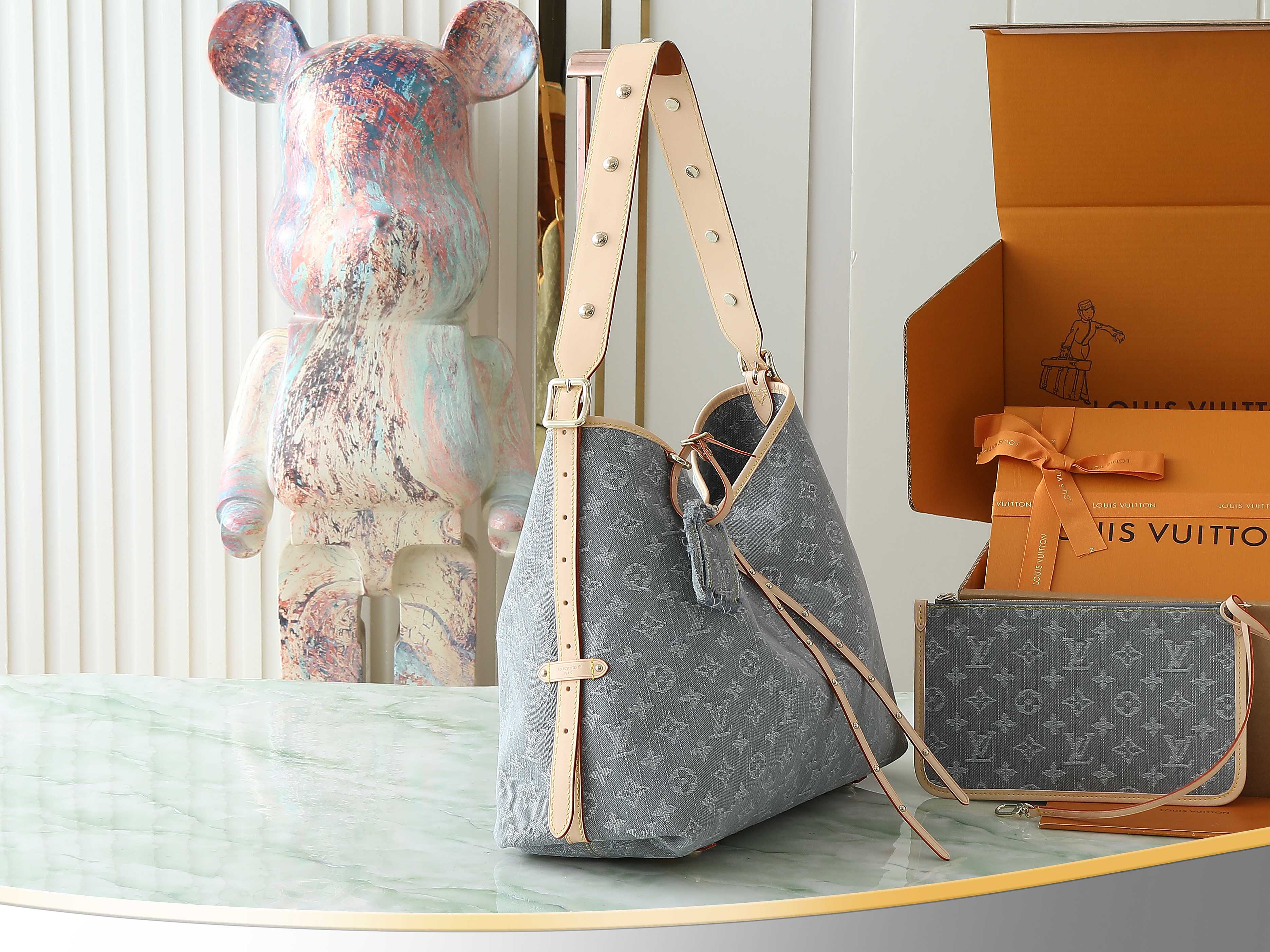 Carryall Mm Bag Washed Gray M13289