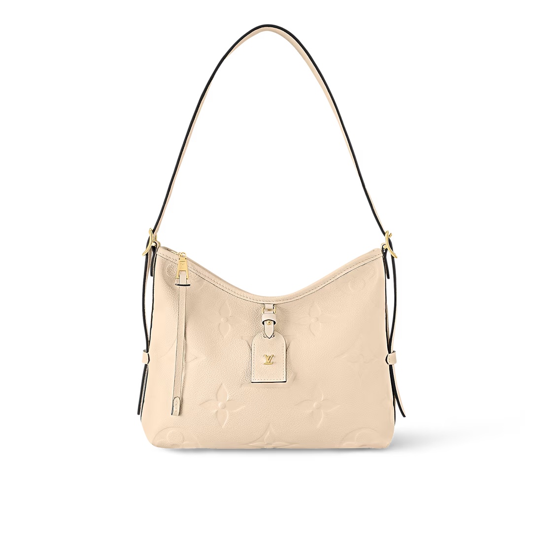 Carryall Pm Bag Monogram Empreinte Leather Cream M46288