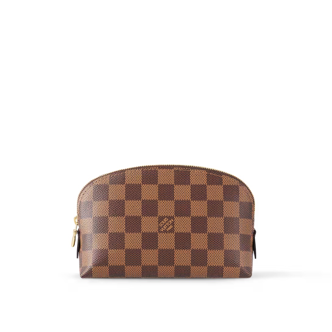 Cosmetic Pouch Designer Bag Damier Ebene N47516