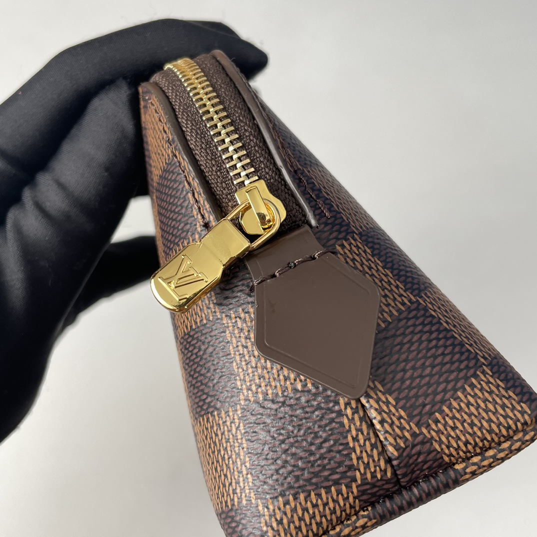 Cosmetic Pouch Designer Bag Damier Ebene N47516