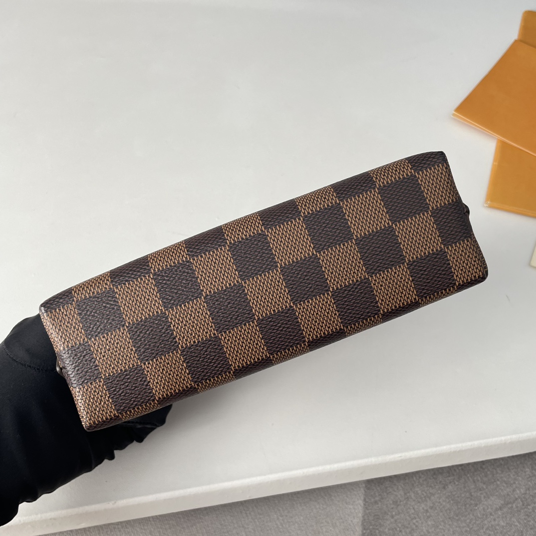Cosmetic Pouch Designer Bag Damier Ebene N47516