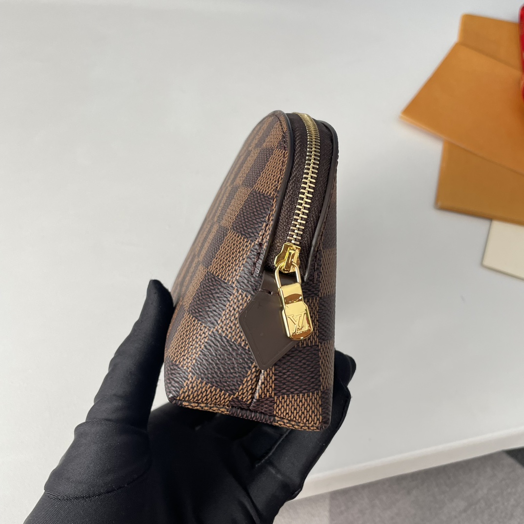 Cosmetic Pouch Designer Bag Damier Ebene N47516