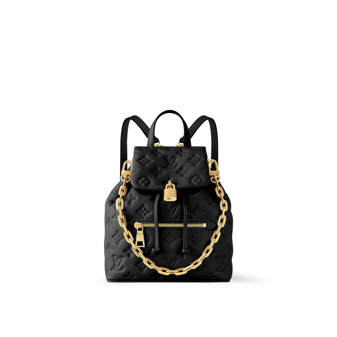 Coussin Backpack Pm Black Lambskin Leather M13357
