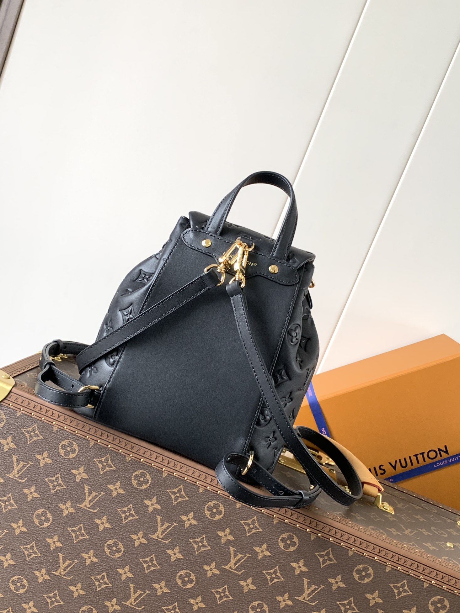 Coussin Backpack Pm Black Lambskin Leather M13357