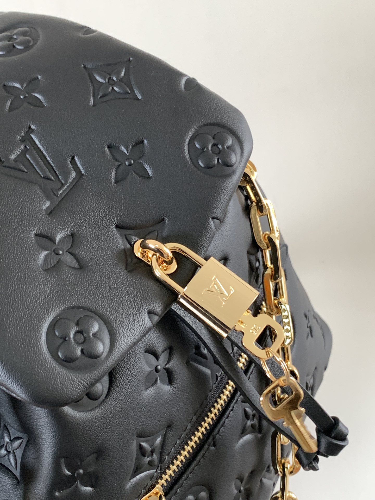 Coussin Backpack Pm Black Lambskin Leather M13357