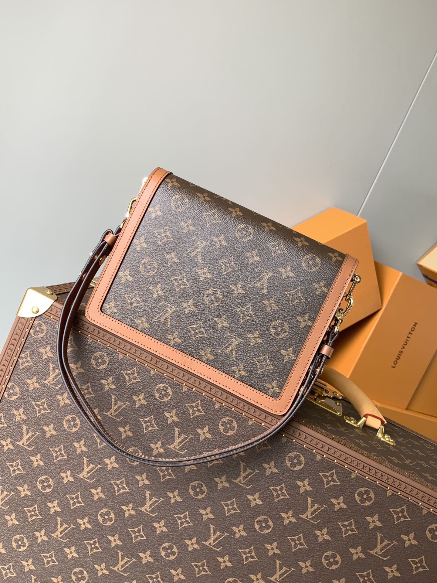 Dauphine Mm Shoulder Bag Monogram Reverse M45958