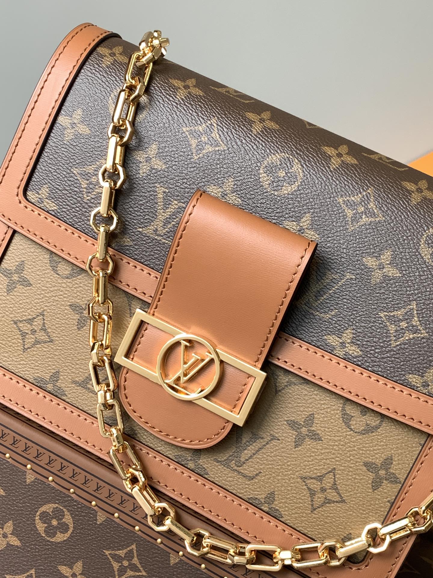 Dauphine Mm Shoulder Bag Monogram Reverse M45958