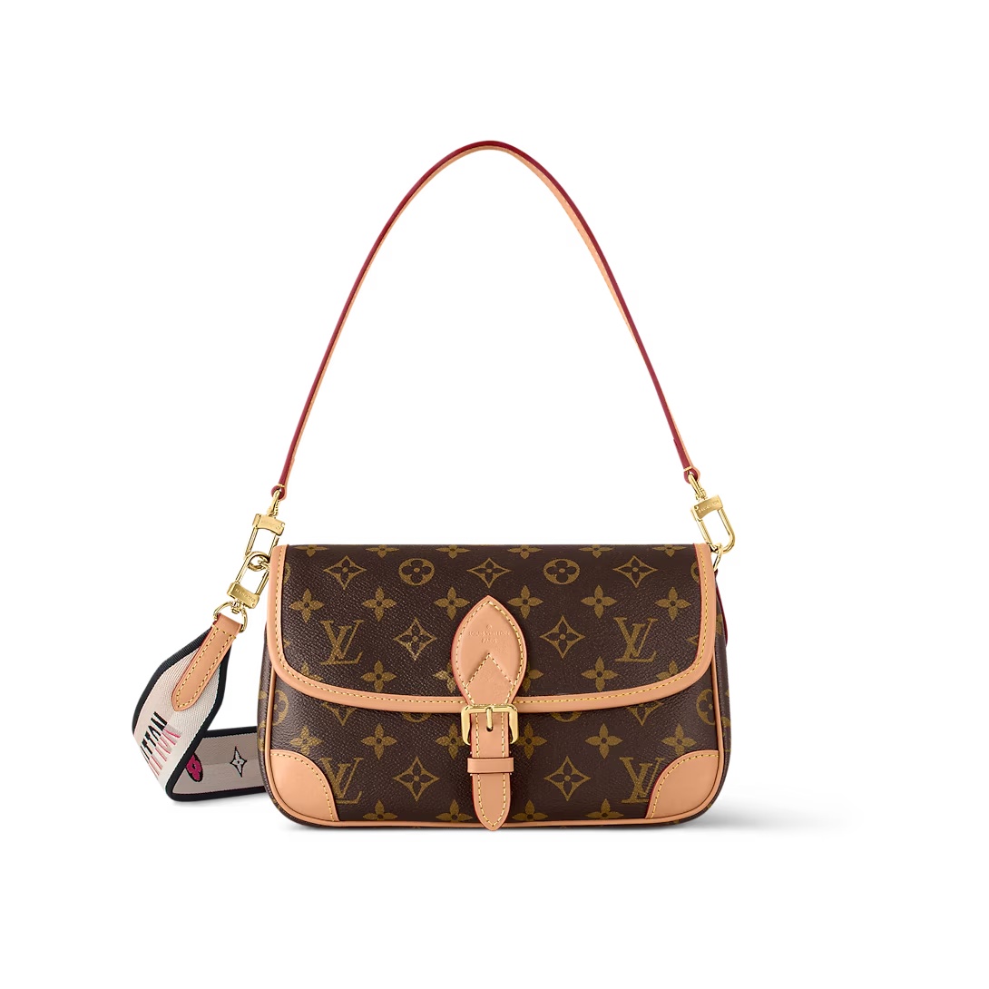 Diane Monogram Bag Black Strap M45985