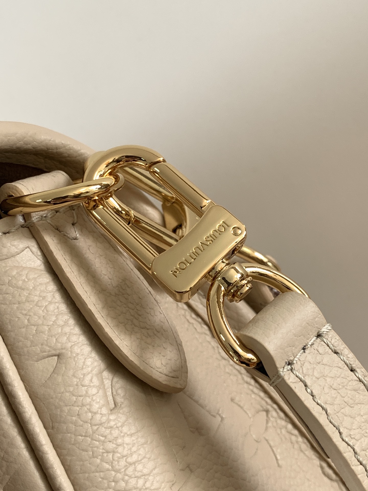 Diane Monogram Empreinte Leather Bag Sand M46386