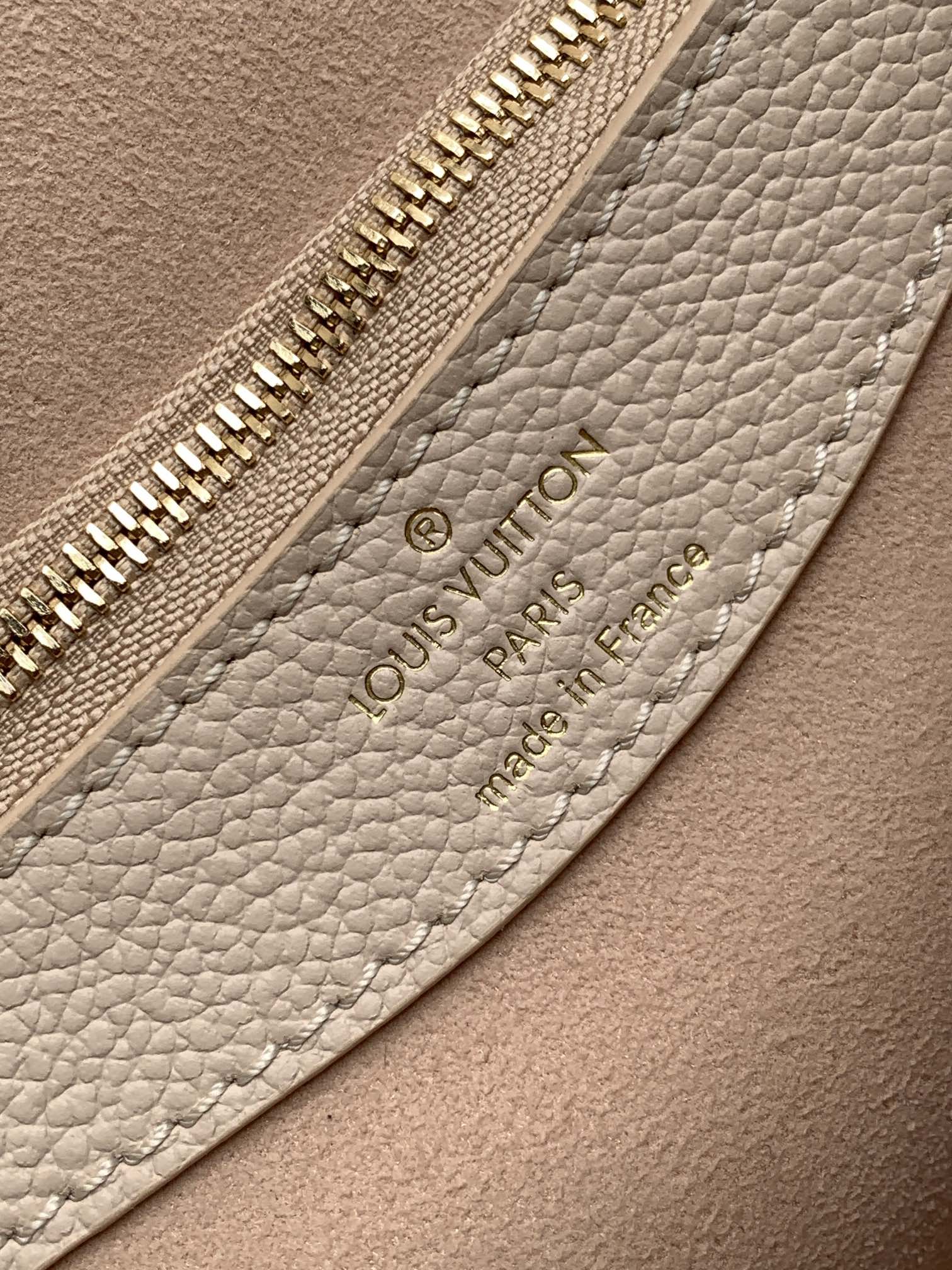 Diane Monogram Empreinte Leather Bag Sand M46386