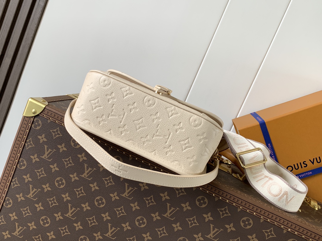 Diane Monogram Empreinte Leather Bag Sand M46386