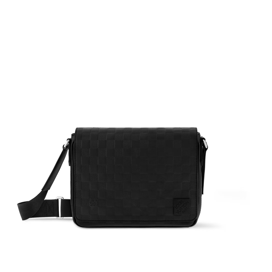 District Pm Messenger Bag Black Damier Infini N42711