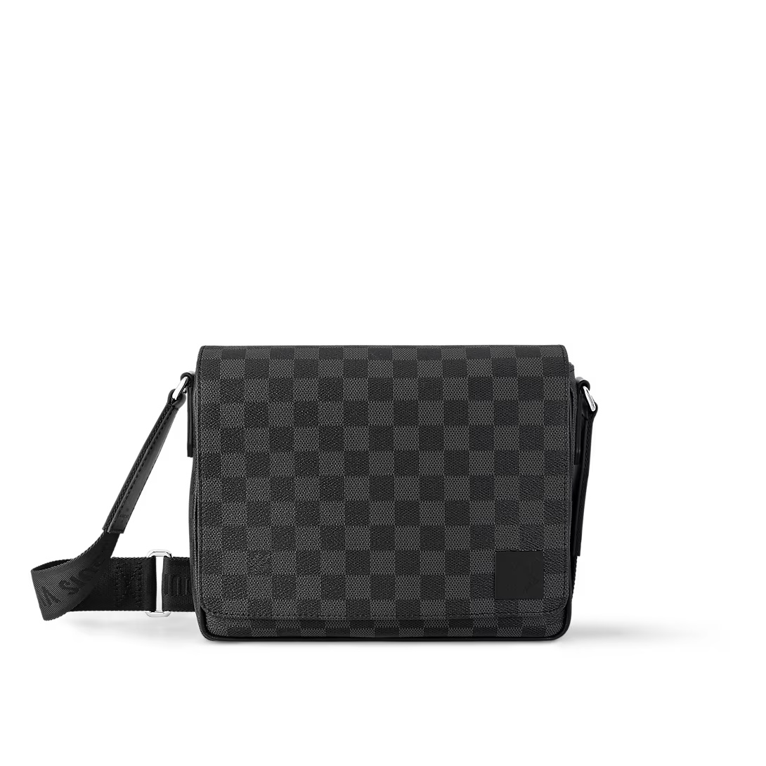 District Pm Messenger Bag Damier Graphite N42710
