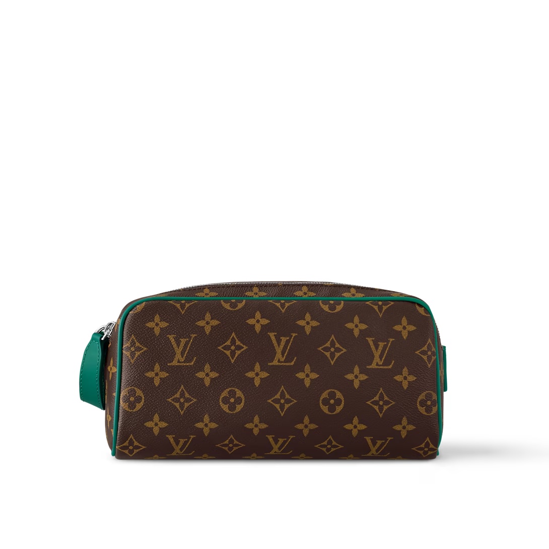 Dopp Kit Toilet Pouch Monogram Borneo Green M12639