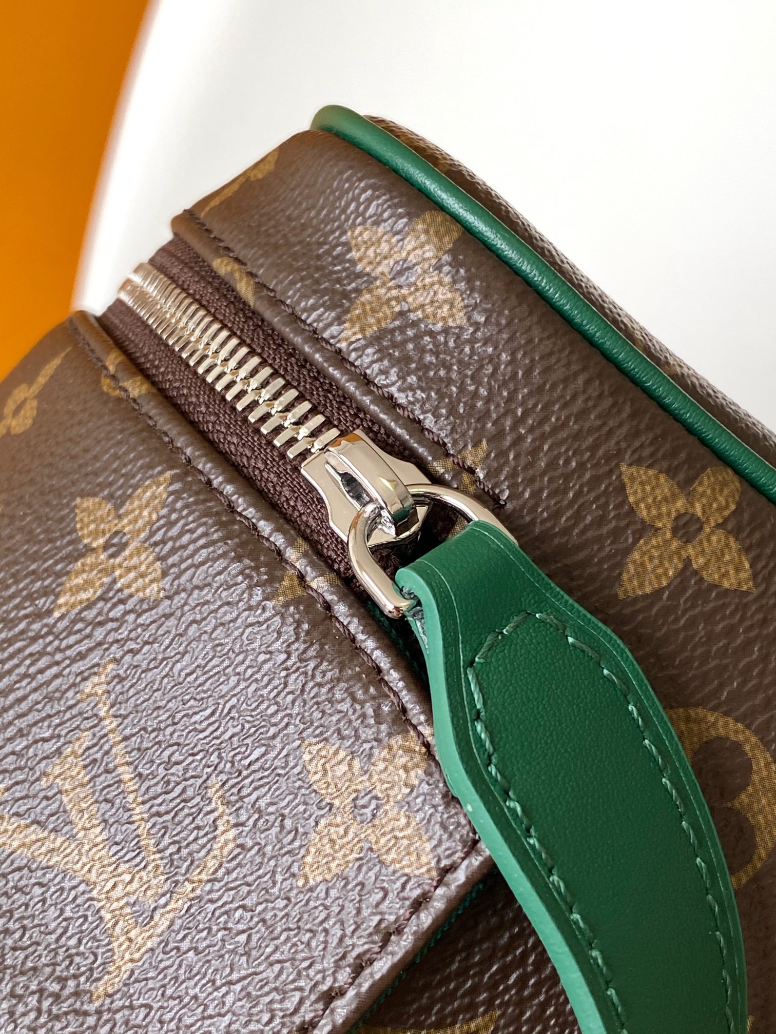 Dopp Kit Toilet Pouch Monogram Borneo Green M12639