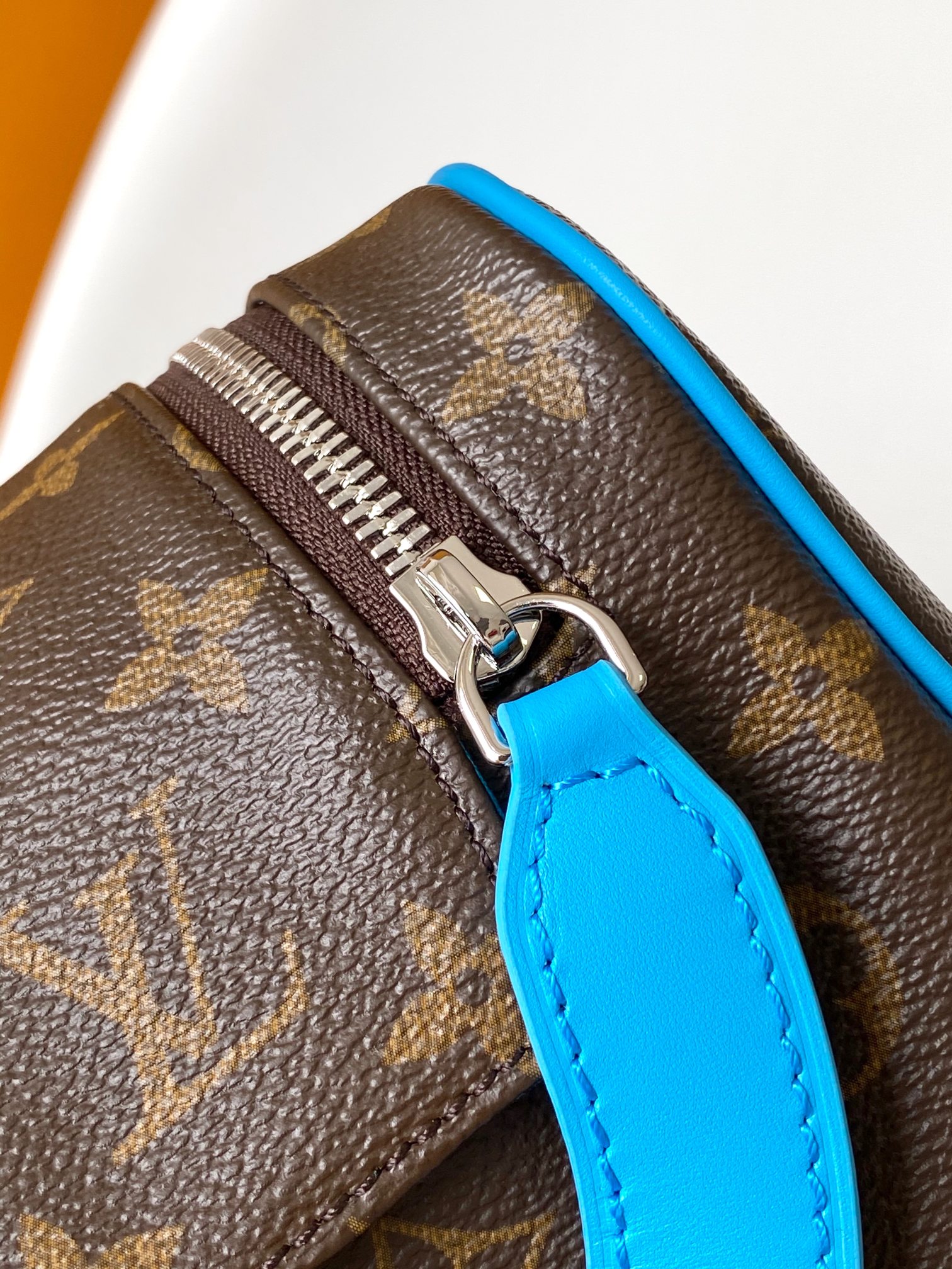Dopp Kit Toilet Pouch Monogram Gaston Blue M12638