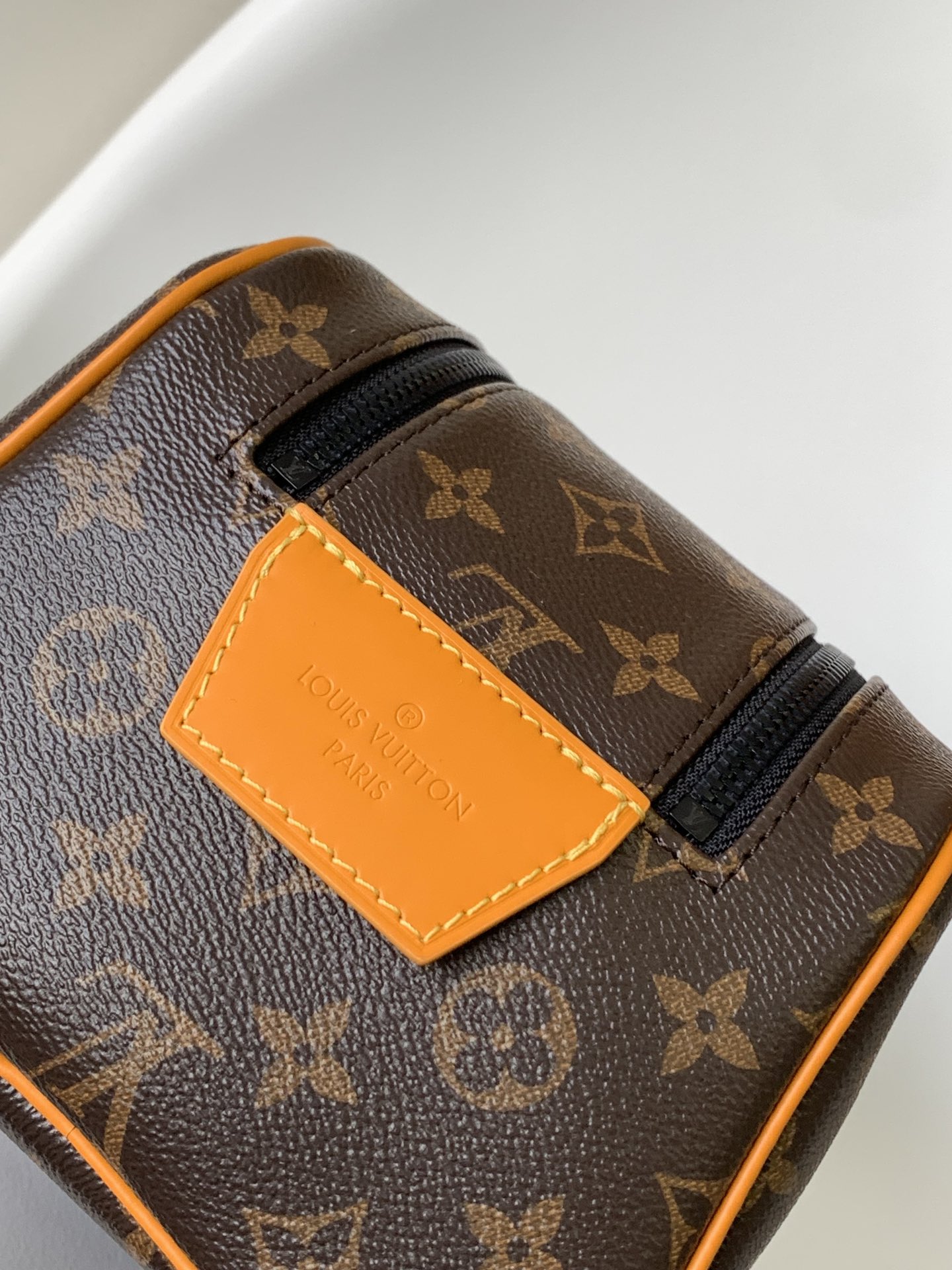 Dopp Kit Toilet Pouch Monogram Safran Yellow M12643