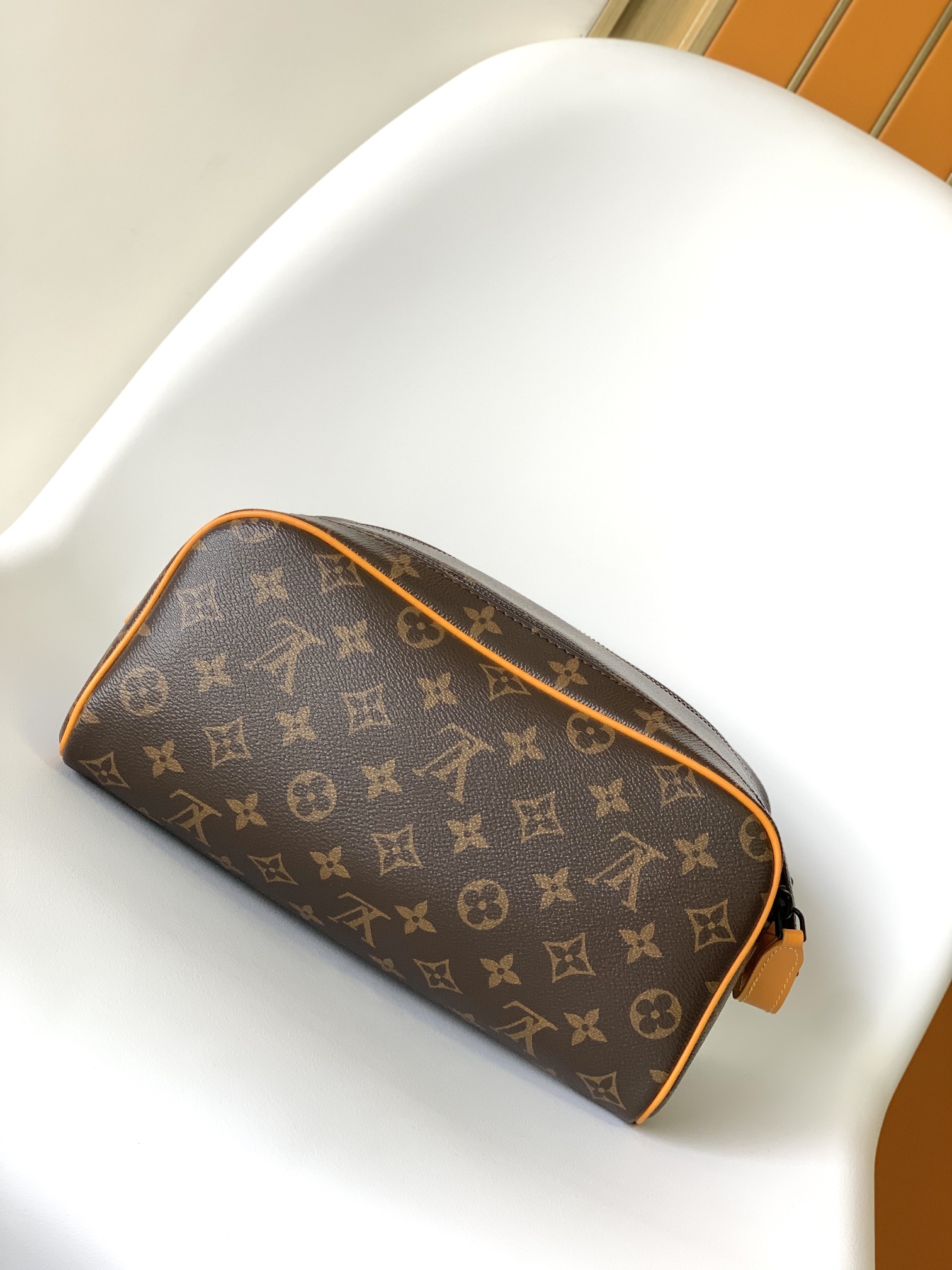 Dopp Kit Toilet Pouch Monogram Safran Yellow M12643