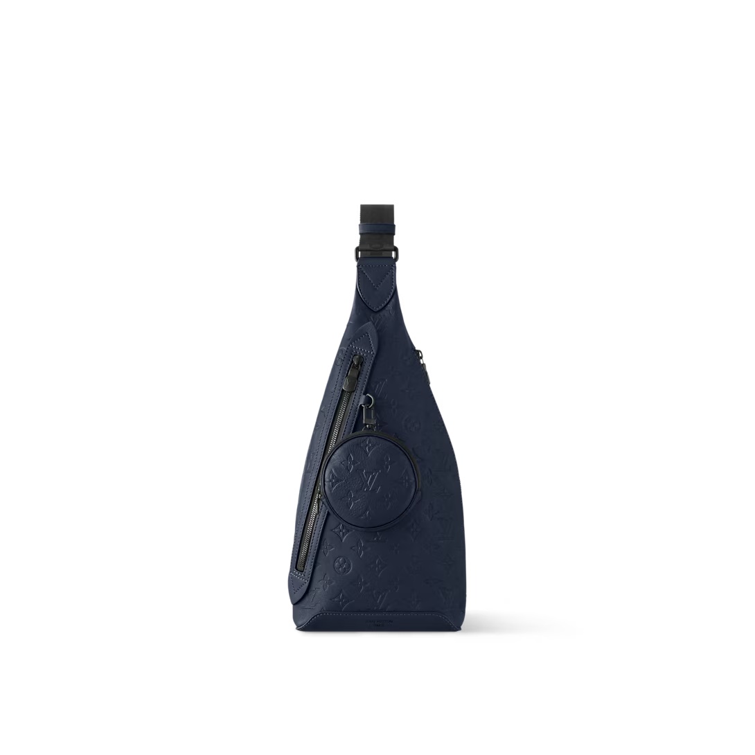 Duo Slingbag Monogram Shadow Navy Blue M24467