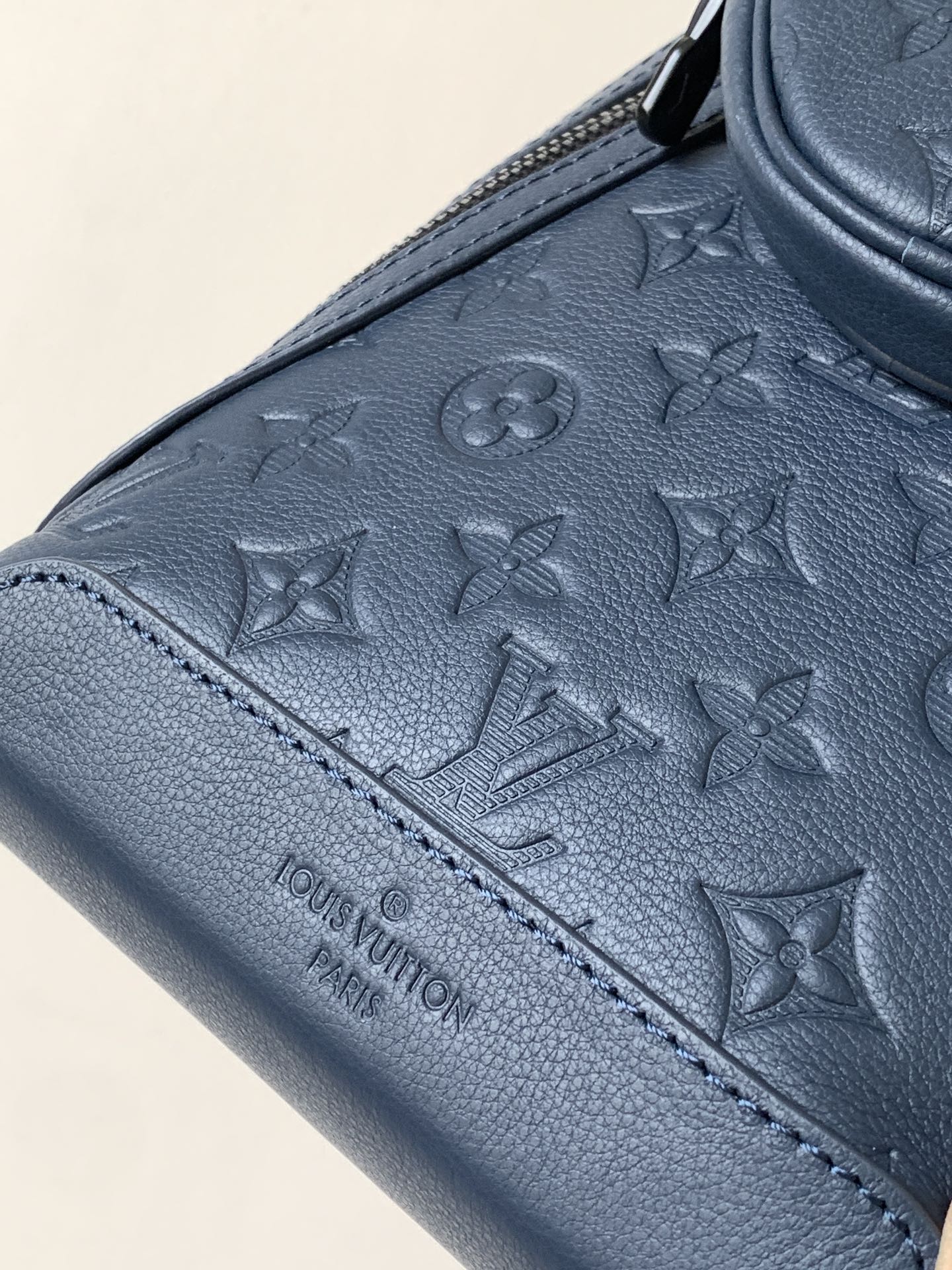 Duo Slingbag Monogram Shadow Navy Blue M24467