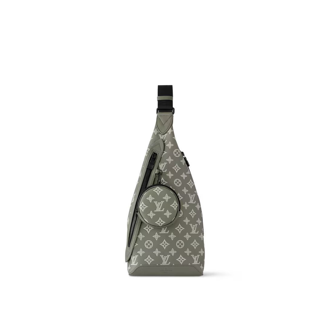 Duo Slingbag Monogram Shadow Olive Green M12486
