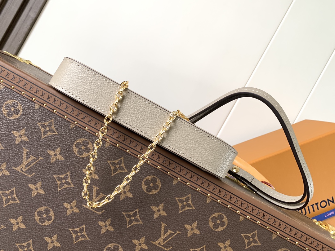 Easy Pouch On Strap Turtledove Embossed Monogram Empreinte Cowhide Leather M81862