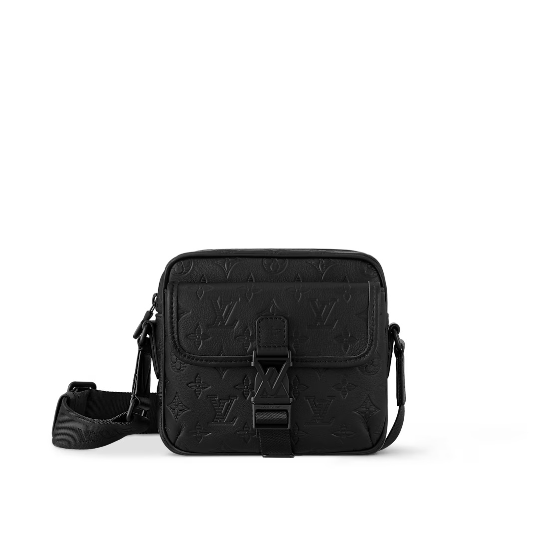 Getaway Messenger Bag Monogram Shadow Black M12516