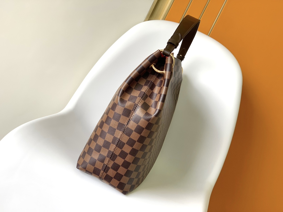 Graceful Mm Hobo Handbags Damier Ebene N44045