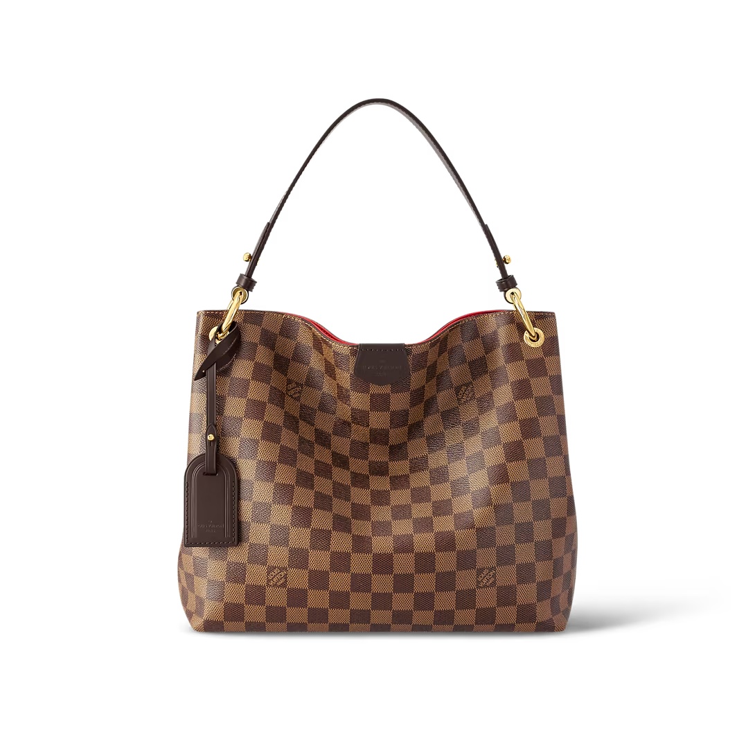 Graceful Pm Hobo Handbags Damier Ebene N44044