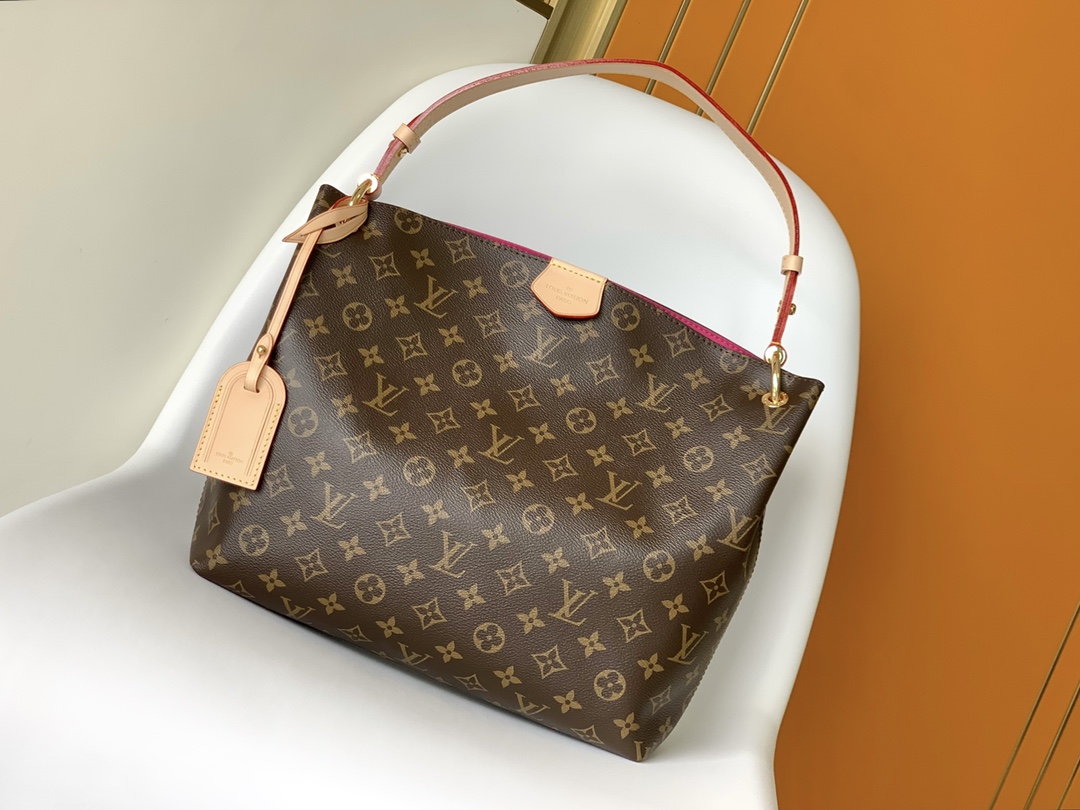 Graceful Pm Hobo Handbags Monogram M43700