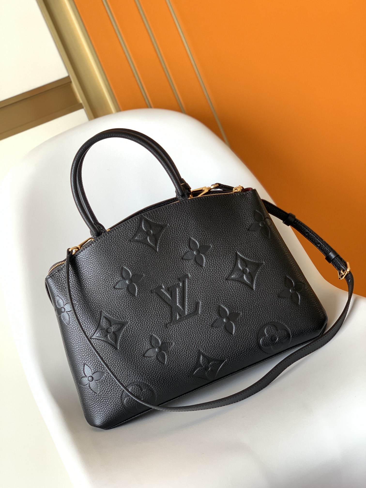 Grand Palais Handbags Monogram Empreinte Leather Black M45811