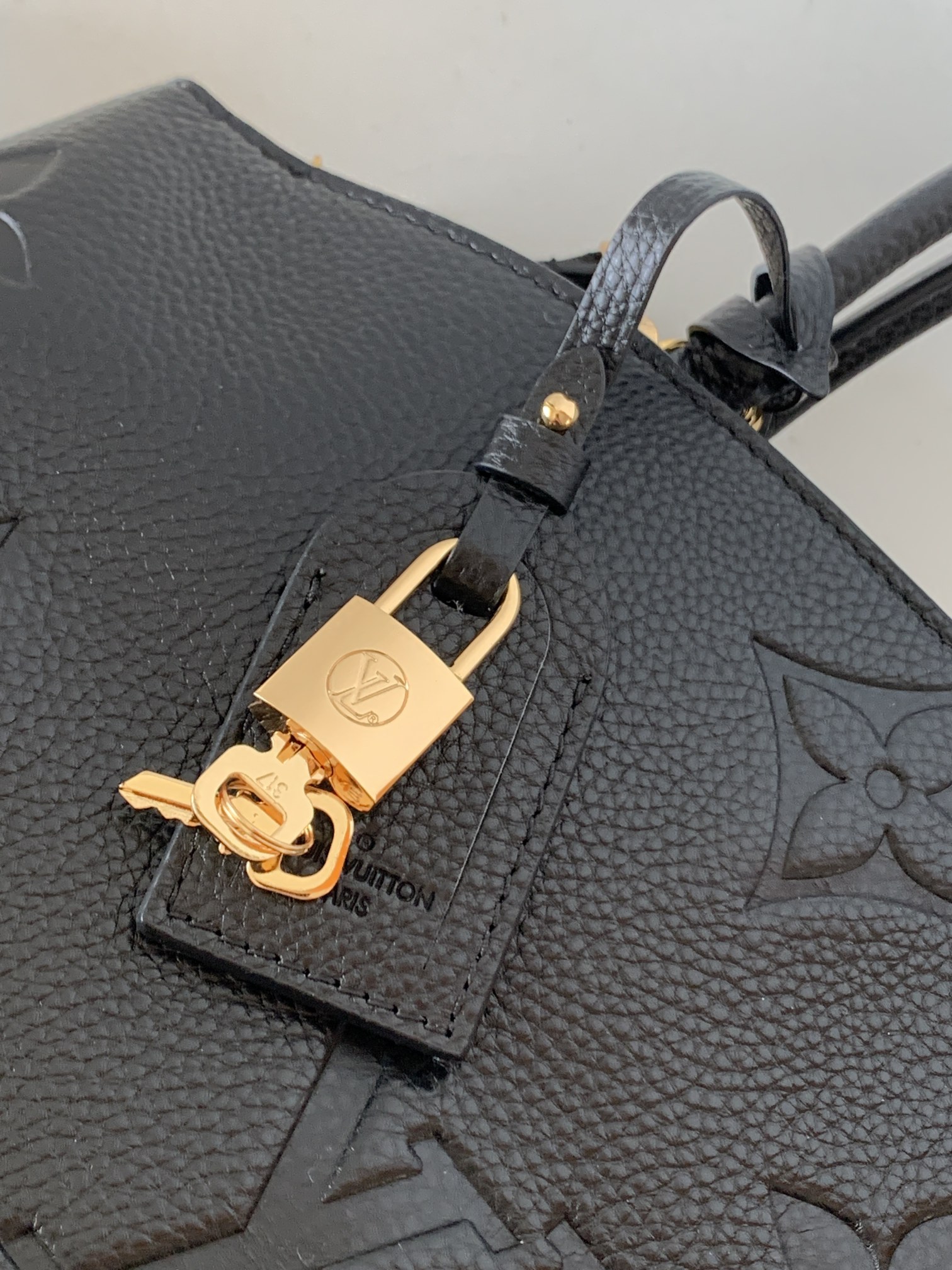Grand Palais Handbags Monogram Empreinte Leather Black M45811