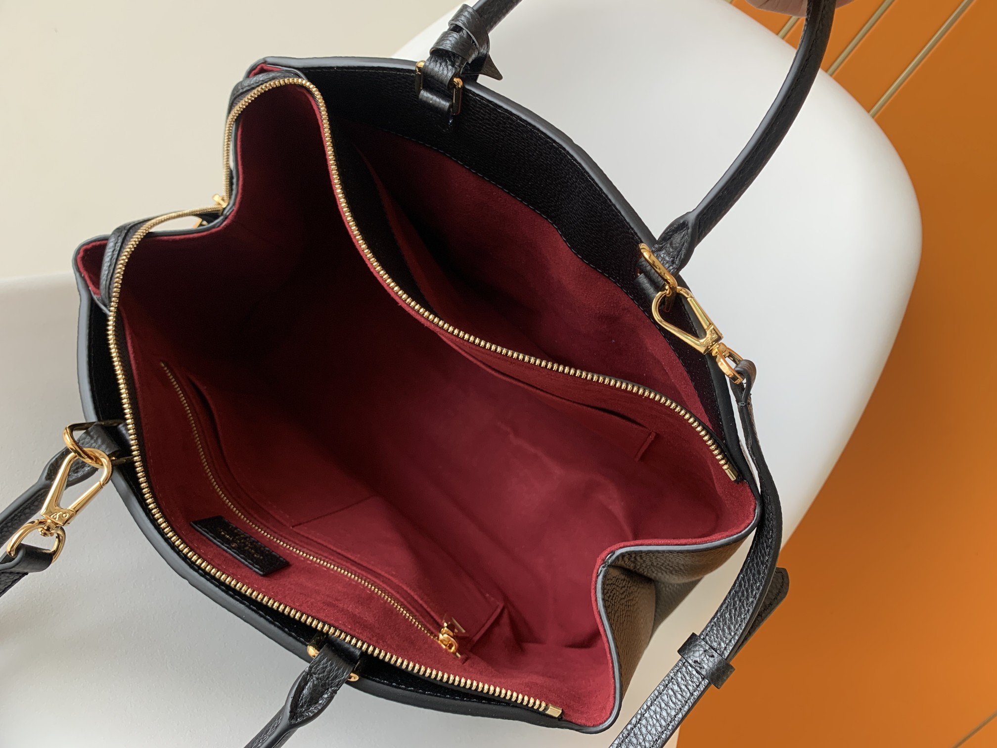 Grand Palais Handbags Monogram Empreinte Leather Black M45811
