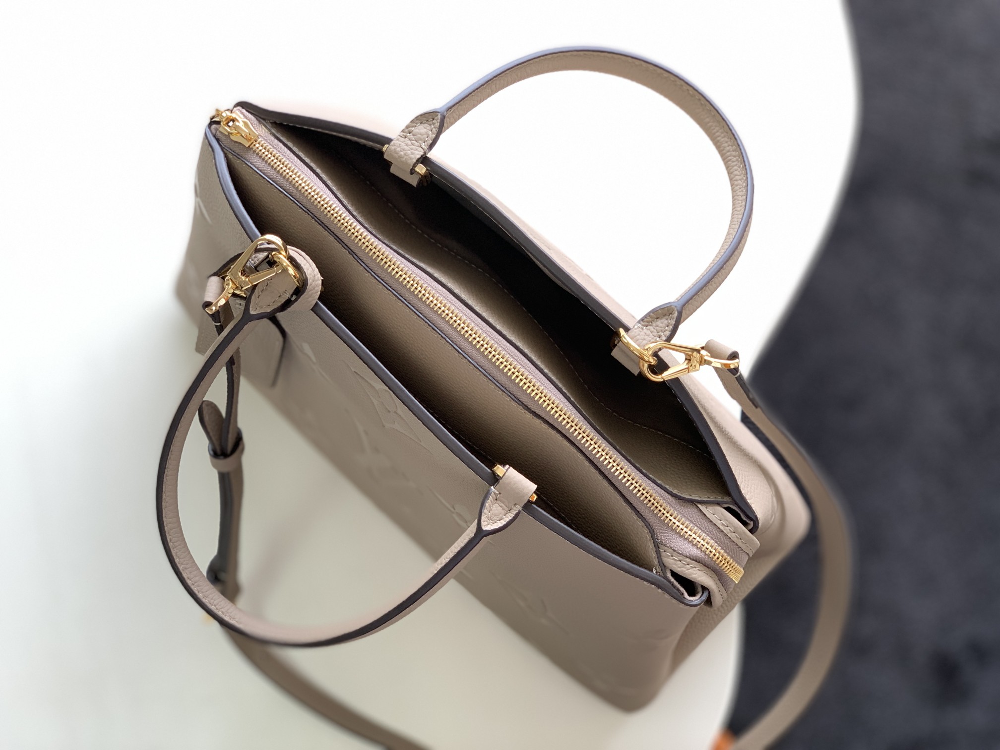 Grand Palais Handbags Monogram Empreinte Leather Turtledove M45833