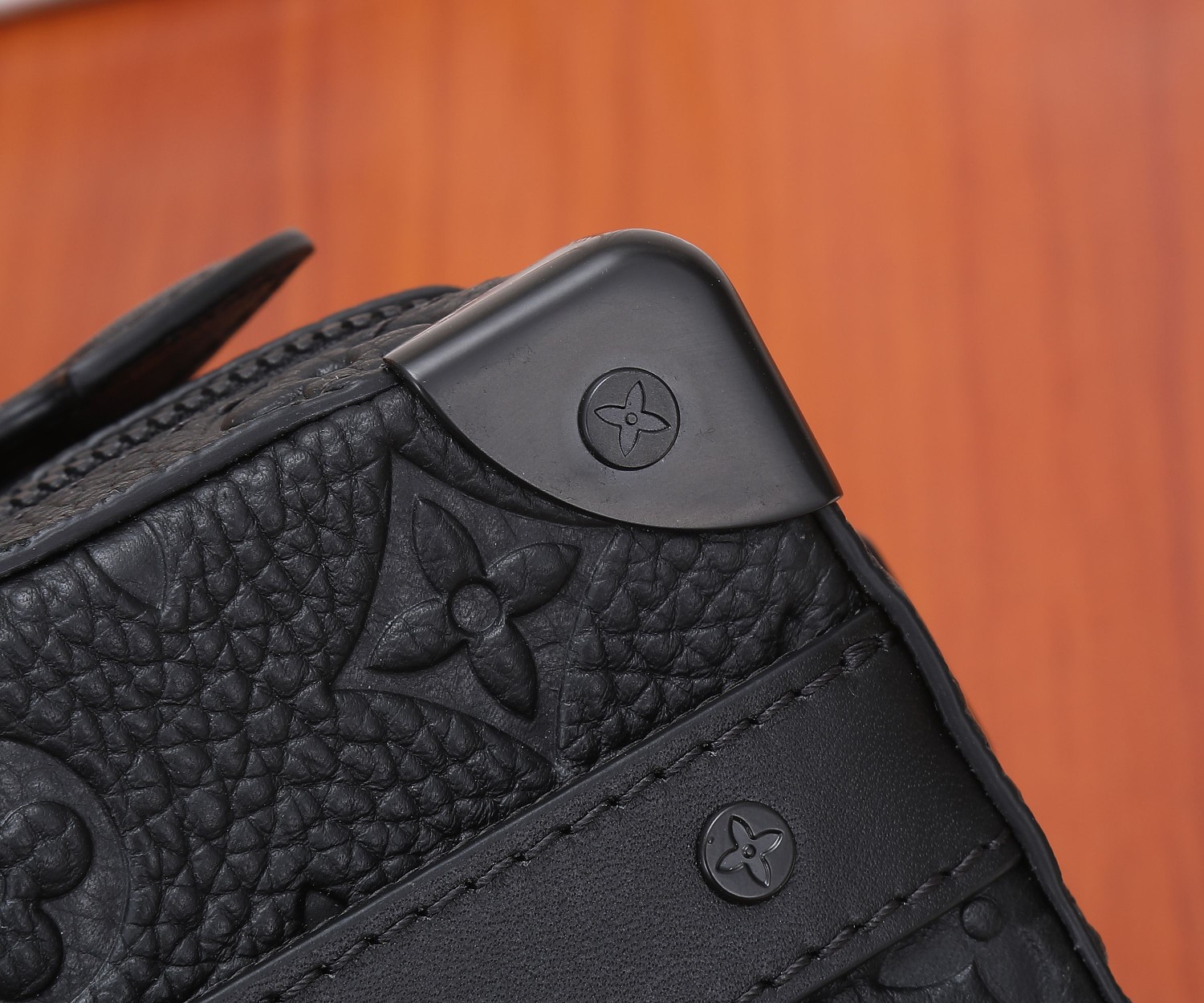 Handle Soft Trunk Bag Black Taurillon Monogram M59163